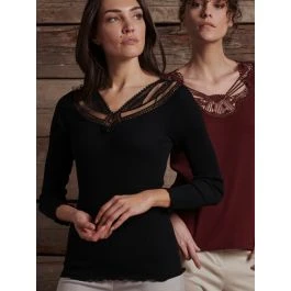 Merino Wolle-Seide LANGARMSHIRT Von Oscalito 3 Merino Wolle-Seide LANGARMSHIRT Von Oscalito