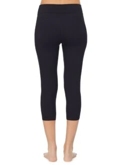 3/4 Leggings THE WARM UP Schwarz Von DKNY Sleepwear -MAISON LEJABY Verkaufsgeschäft leggings 02 yi3822401 001 black 0027 dkny