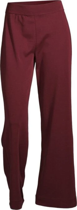 Merino Wolle-Seide LOUNGEWEAR HOSE Von Oscalito -MAISON LEJABY Verkaufsgeschäft lounge hose wolle seide bordeaux 5681 oscalito 2