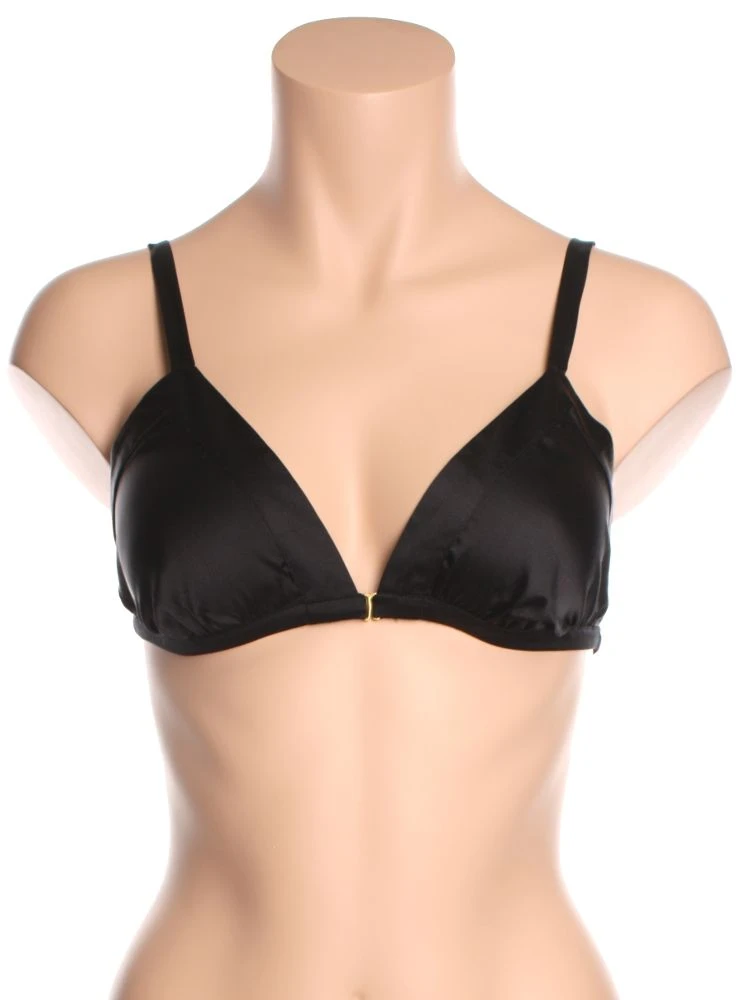 Seide Triangel BH FIDJI Schwarz Oder Bunt Von Marjolaine 4 Seide Triangel BH FIDJI Schwarz Oder Bunt Von Marjolaine - Image 2