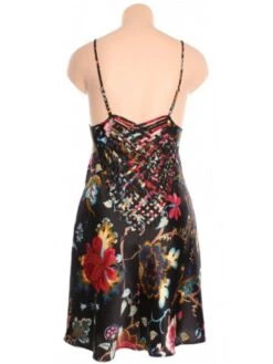 Seidennachthemd FIDJI SATIN Stretchseide Von Marjolaine 14 Seidennachthemd FIDJI SATIN Stretchseide Von Marjolaine -MAISON LEJABY Verkaufsgeschäft marjolaine seide nachthemd fidji satin 4fid0101 floral ruecken 1