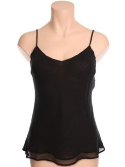 Seidentop 100% Seide FIDJI MOUSSELIN Fein Marjolaine 8 Seidentop 100% Seide FIDJI MOUSSELIN Fein Marjolaine -MAISON LEJABY Verkaufsgeschäft marjolaine seide top fidji 2fid4001 schwarz 1 2