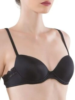 Schalen-BH Microfaser Spitze GRISELDA Basic Von Cotton Club Rubino -MAISON LEJABY Verkaufsgeschäft microfaser spitze bh 3gi griselda schwarz cotton club dessous 9