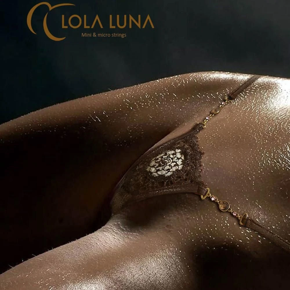 Mikrostring KATIA MICRO Schoko-gold Von Lola Luna 4 Mikrostring KATIA MICRO Schoko-gold Von Lola Luna - Image 2