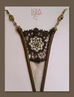 Mikrostring KATIA MICRO Schoko-gold Von Lola Luna 10 Mikrostring KATIA MICRO Schoko-gold Von Lola Luna -MAISON LEJABY Verkaufsgeschäft mikrostring katia micro lola luna