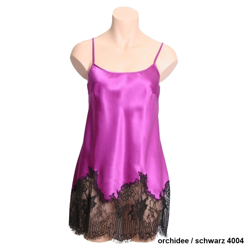 100% Seide Mini Combinette CHANTAGE Edle Spitze Von Marjolaine 8 100% Seide Mini Combinette CHANTAGE Edle Spitze Von Marjolaine - Image 6