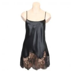 100% Seide Mini Combinette CHANTAGE Spitze Von Marjolaine