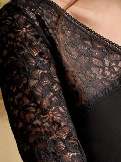 Nachtkleid JASMINE Schwarz Aus Modal Von Imec -MAISON LEJABY Verkaufsgeschäft modal nachtkleid jasmine 71648 schwarz imec 3