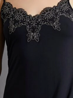 Modal Nachthemd BLACK Schwarz Von Fürstenberg -MAISON LEJABY Verkaufsgeschäft modal neglige 50305578 schwarz 3 fuerstenberg