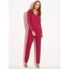 Modal Pyjama LAMPONE Himbeer-rot Von Chiara Fiorini -MAISON LEJABY Verkaufsgeschäft modal pyjama g0633 himbeere chiara fiorini