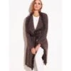 Morgenmantel KUSCHEL MOHAIR Braun Von Chiara Fiorini -MAISON LEJABY Verkaufsgeschäft mohair cardigan g0627 braun chiara fiorini