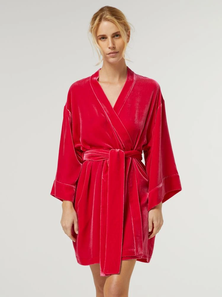 Seide-Viscose Samt Kimono DANY Von Vivis 8 Seide-Viscose Samt Kimono DANY Von Vivis - Image 6