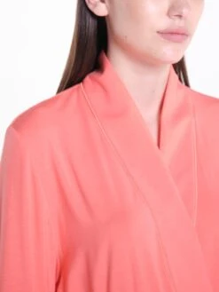Modal Morgenmantel BASIC Verschiedene Längen Von Verdiani -MAISON LEJABY Verkaufsgeschäft morgenmantel modal coral 4942 verdiani woman 3 1