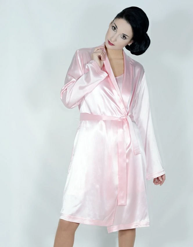 Morgenmantel Seide CANAIMA Kurz Von La Perla 4 Morgenmantel Seide CANAIMA Kurz Von La Perla - Image 2