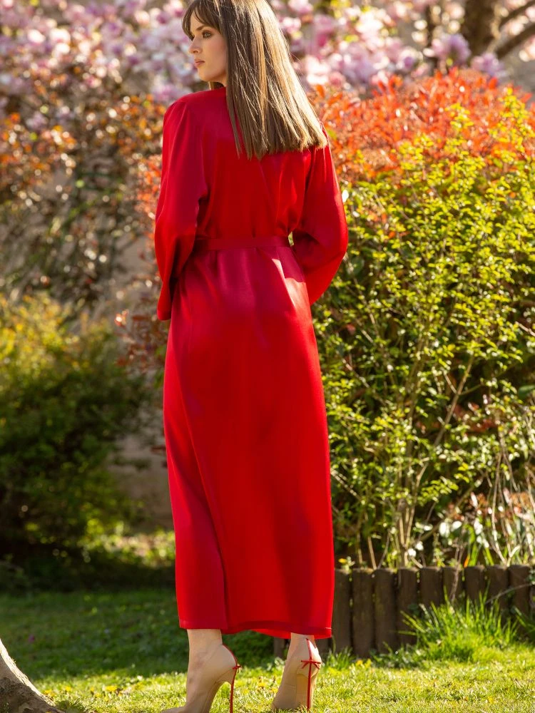 100% Seide Morgenmantel Lang LAURIAN Marjolaine 19 100% Seide Morgenmantel Lang LAURIAN Marjolaine - Image 17