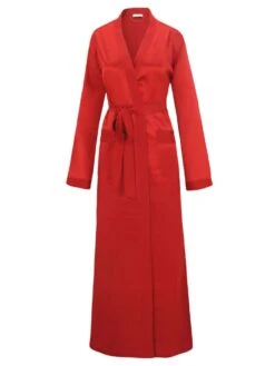 100% Seide Morgenmantel Lang KLASSIK SATIN Von Eva B. Bitzer 18 100% Seide Morgenmantel Lang KLASSIK SATIN Von Eva B. Bitzer -MAISON LEJABY Verkaufsgeschäft morgenmantel seide rubinrot 27319873 eva bitzer 3 1