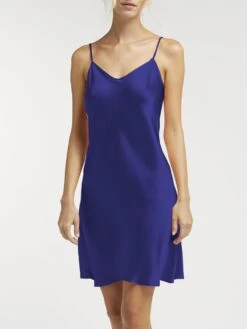 100% Seide Nachthemd CAROLINE Klassisch Von Vivis -MAISON LEJABY Verkaufsgeschäft nachthemd seide caroline v00003 zaffiro vivis 2 2 1 1 1
