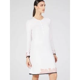 Modal Langarm Nachtkleid ANGEL No. 2 Zart-rosé Von Verdiani 3 Modal Langarm Nachtkleid ANGEL No. 2 Zart-rosé Von Verdiani