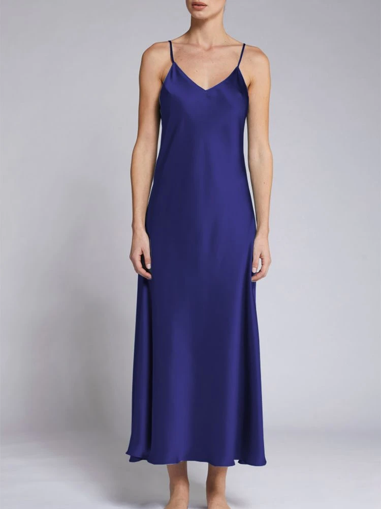 100% Seide Nachtkleid Lang DORINE Von Vivis 19 100% Seide Nachtkleid Lang DORINE Von Vivis - Image 17