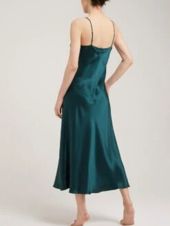 100% Seide Nachtkleid Lang DORINE Von Vivis 37 100% Seide Nachtkleid Lang DORINE Von Vivis -MAISON LEJABY Verkaufsgeschäft nachtkleid seide dorine v00389 pine vivis 3 6
