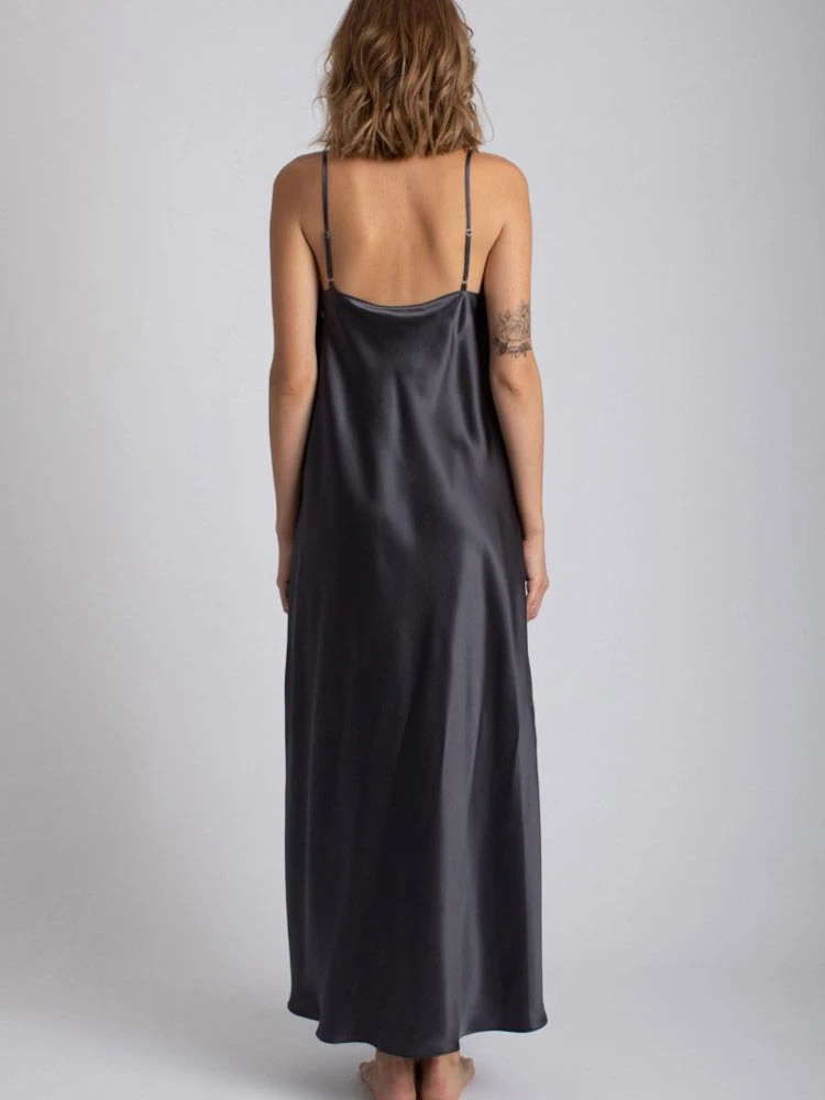 100% Seide Nachtkleid Lang DORINE Von Vivis 18 100% Seide Nachtkleid Lang DORINE Von Vivis - Image 16