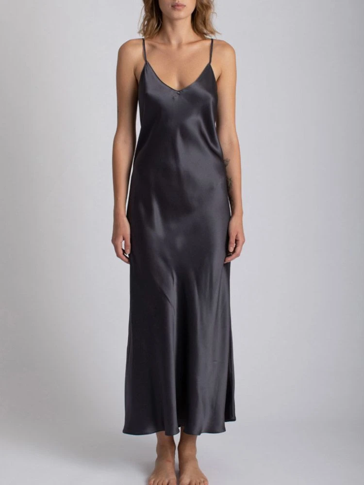 100% Seide Nachtkleid Lang DORINE Von Vivis 10 100% Seide Nachtkleid Lang DORINE Von Vivis - Image 8