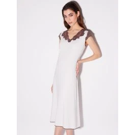 Modal Nachthemd CORDA In Hellbeige Von Chiara Fiorini 3 Modal Nachthemd CORDA In Hellbeige Von Chiara Fiorini