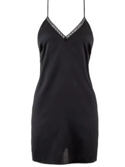 Kurzes Negligé SILK DESIRE Von Aubade -MAISON LEJABY Verkaufsgeschäft neglige kurz seide rj40 schwarz silk desire aubade 5