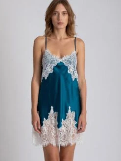 100% Seide Neglige LILLIAN Von Vivis 14 100% Seide Neglige LILLIAN Von Vivis -MAISON LEJABY Verkaufsgeschäft neglige seide lillian v00581 oceanblau vivis 2