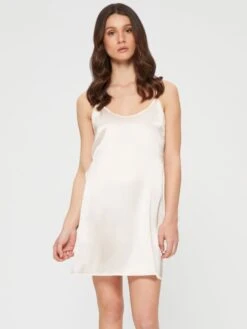 Seide Unterkleid SETA No. 4 Von Chiara Fiorini -MAISON LEJABY Verkaufsgeschäft neglige seide puder rose gc188 chiara fiorini