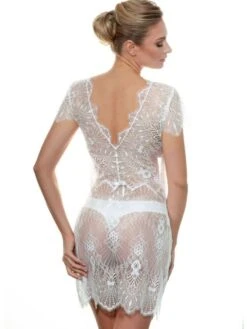 Spitze Neglige Von Prelude Milano -MAISON LEJABY Verkaufsgeschäft neglige spitze yl279 yl279.alb 2 prelude milano