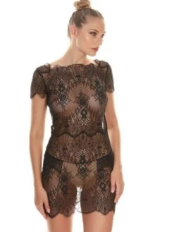 Spitze Neglige Von Prelude Milano -MAISON LEJABY Verkaufsgeschäft neglige spitze yl279 yl279.neg 1 prelude milano