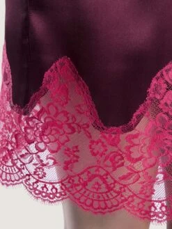 100% Seide Negligé SOIE D´AMOUR Von Aubade -MAISON LEJABY Verkaufsgeschäft negligee seide beere ms40 soie d amour aubade 4