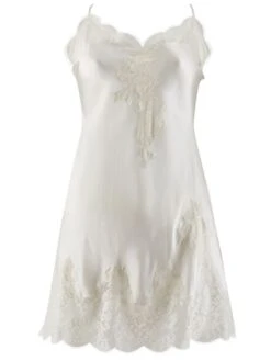 100% Seide Negligé TOI MON AMOUR Von Aubade -MAISON LEJABY Verkaufsgeschäft negligee seide perlmut ms40 soie d amour aubade 4