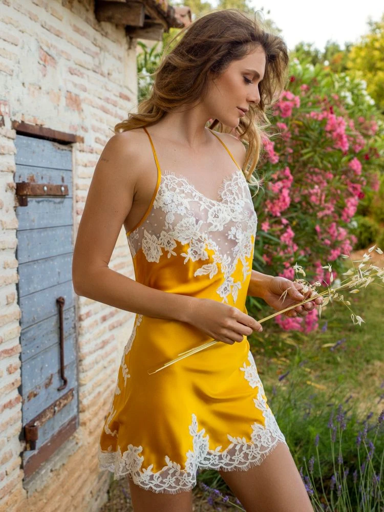 Designer Stretchseide Nuisette No. 2 NINA Marjolaine Lingerie 9 Designer Stretchseide Nuisette No. 2 NINA Marjolaine Lingerie - Image 7