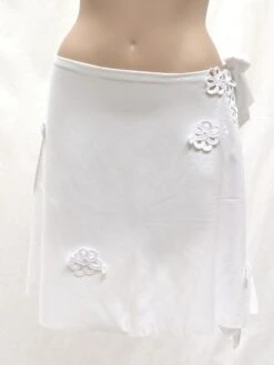 Makramee Pareo CHAINE Von Nicole Olivier -MAISON LEJABY Verkaufsgeschäft pareo chaine weiss nicole olivier 2 1