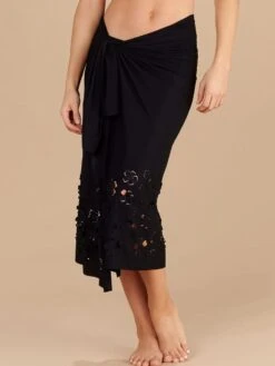 Pareo AKIA 16 Lasercut Von Pain De Sucre 20 Pareo AKIA 16 Lasercut Von Pain De Sucre -MAISON LEJABY Verkaufsgeschäft pareo mikrofaser akia schwarz pain de sucre 2