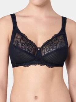 Spitze Soft Cup BH Bügellos PEONY FLORALE N By Triumph -MAISON LEJABY Verkaufsgeschäft peony florale bh 10181237 schwarz triumph 2 2
