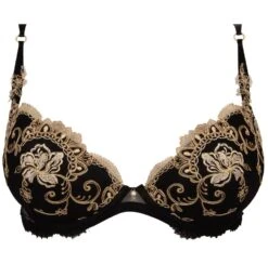 Vollschale BH DEESSE EN GLAM Von Lise Charmel -MAISON LEJABY Verkaufsgeschäft progressiv schale bh ach8515 schwarz gold deesse en glam lise charmel 2 1