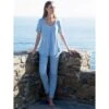 Modal Pyjama SUMMER CIELO No. 1 Himmelblau Von Chiara Fiorini -MAISON LEJABY Verkaufsgeschäft pyjama hellblau cfl2206 chiara fiorini