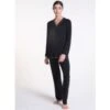 Modal Schlafanzug WKND No. 12 Schwarz-rosa Von Verdiani 2 Modal Schlafanzug WKND No. 12 Schwarz-rosa Von Verdiani -MAISON LEJABY Verkaufsgeschäft pyjama modal schwarz 3812 weekend verdiani
