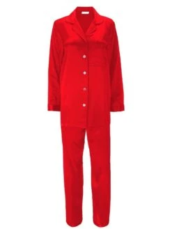 100% Seide Pyjama KLASSIK SATIN Von Eva B. Bitzer 18 100% Seide Pyjama KLASSIK SATIN Von Eva B. Bitzer -MAISON LEJABY Verkaufsgeschäft pyjama seide satin 27319871 rubinrot eva bitzer 1