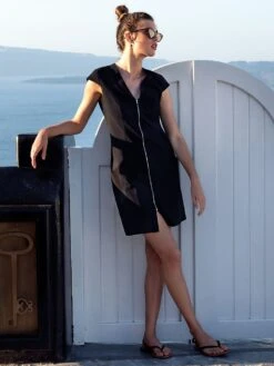 Reisekleid AMI 51 Schwarz Von Pain De Sucre 9 Reisekleid AMI 51 Schwarz Von Pain De Sucre -MAISON LEJABY Verkaufsgeschäft reisekleid ami schwarz pain de sucre