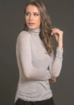 Kaschmir Voile ROLLKRAGEN SHIRT Von Artimaglia 9 Kaschmir Voile ROLLKRAGEN SHIRT Von Artimaglia -MAISON LEJABY Verkaufsgeschäft rollkragen shirt kaschmir voile 76904 grigio artimaglia 2