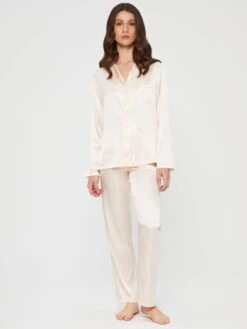 Seide Pyjama 2-tlg. SETA No. 9 Von Chiara Fiorini -MAISON LEJABY Verkaufsgeschäft schlafanzug seide puder rose gc180 chiara fiorini 2 1 2