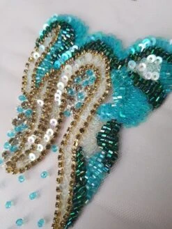 Lola Luna String KAMALA OPEN Petrol-gold Ouvert -MAISON LEJABY Verkaufsgeschäft schmuckstring kamala lola luna 3