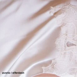 Seide Schalen-BH RADHA Von Cotton Club -MAISON LEJABY Verkaufsgeschäft seide avorio elfenbein cotton club 2015 3 1