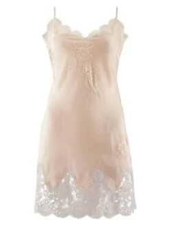 100% Seide Baby-Doll SOIE D´AMOUR Von Aubade -MAISON LEJABY Verkaufsgeschäft seide baby doll ms42 goldsand 1 soie d amour aubade