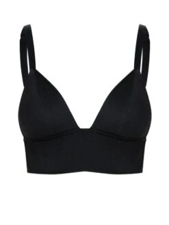 Seide Triangel BH GLORIA SMOCK Von Cadolle -MAISON LEJABY Verkaufsgeschäft seide bh 1120abc bustier schwarz gloria soie noir cadolle 3