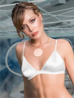 Seta Superior Stretchseide Triangel-BH REGALE Uni Cotton Club -MAISON LEJABY Verkaufsgeschäft seide bh regale champagner cotton club 1 1 1 1 1 1